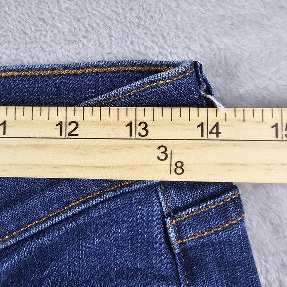 J. Crew Toothpick Ankle Blue Denim Jeans Womens Size 27 - Picture 4 of 12